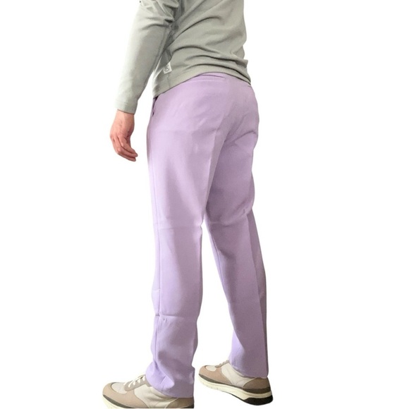 Bogey Boys Men’s The Best Pant Purple Size 32 NWOT Straight Leg Pleated - Picture 6 of 6